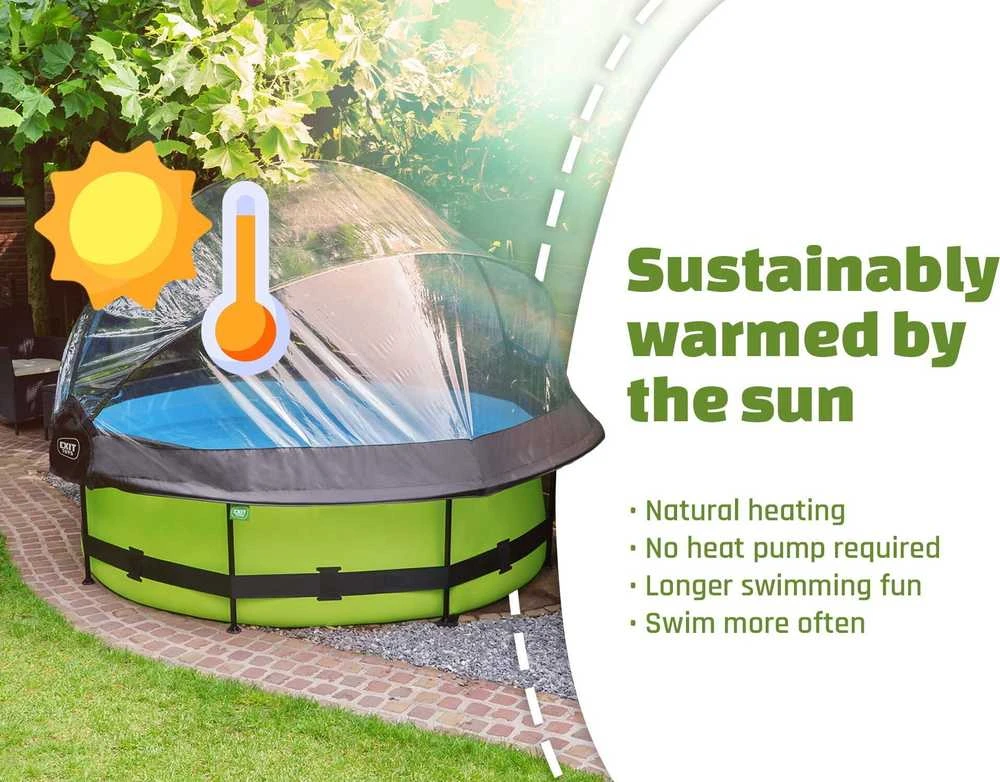 EXIT pool dome ECO ø244cm - universal (also for Intex/Bestway)