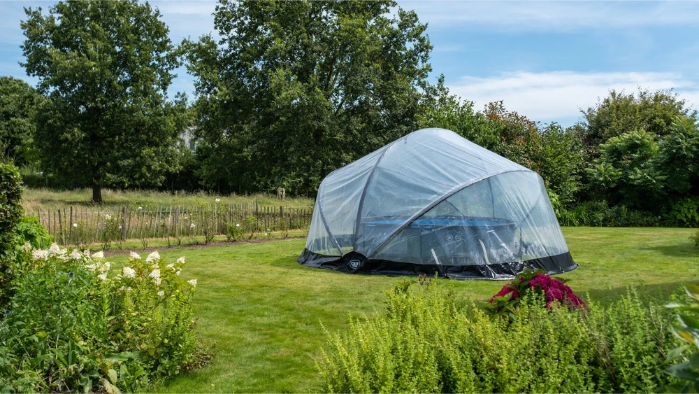 Baseino kupolas EXIT ECO ø460 cm, statomas ant žemės