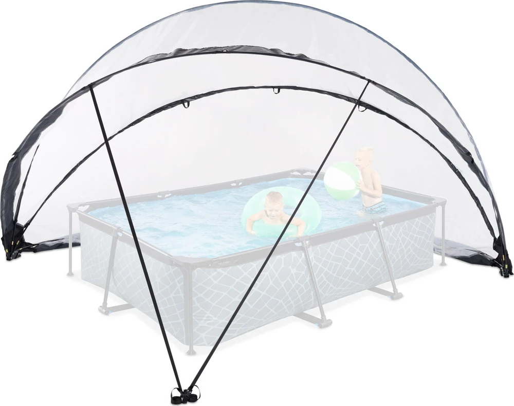 Baseino kupolas EXIT ECO ø460 cm, statomas ant žemės