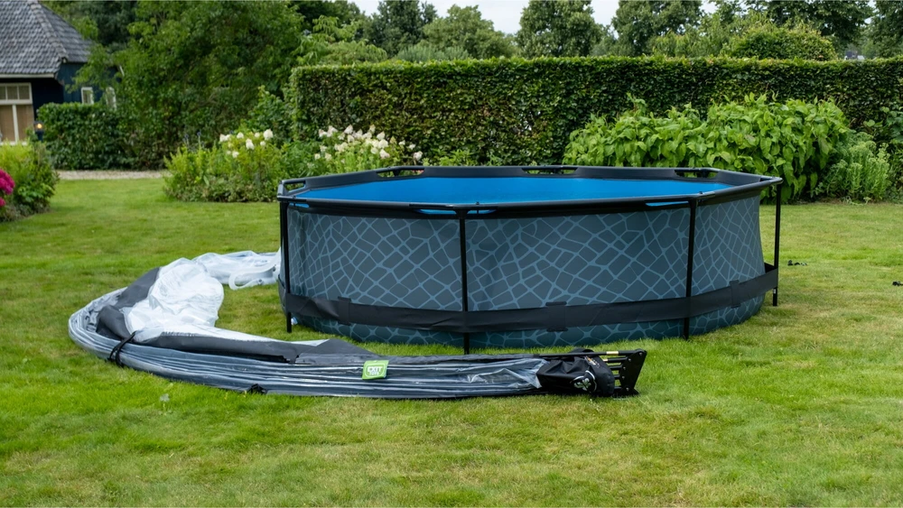 Baseino kupolas EXIT ECO ø460 cm, statomas ant žemės