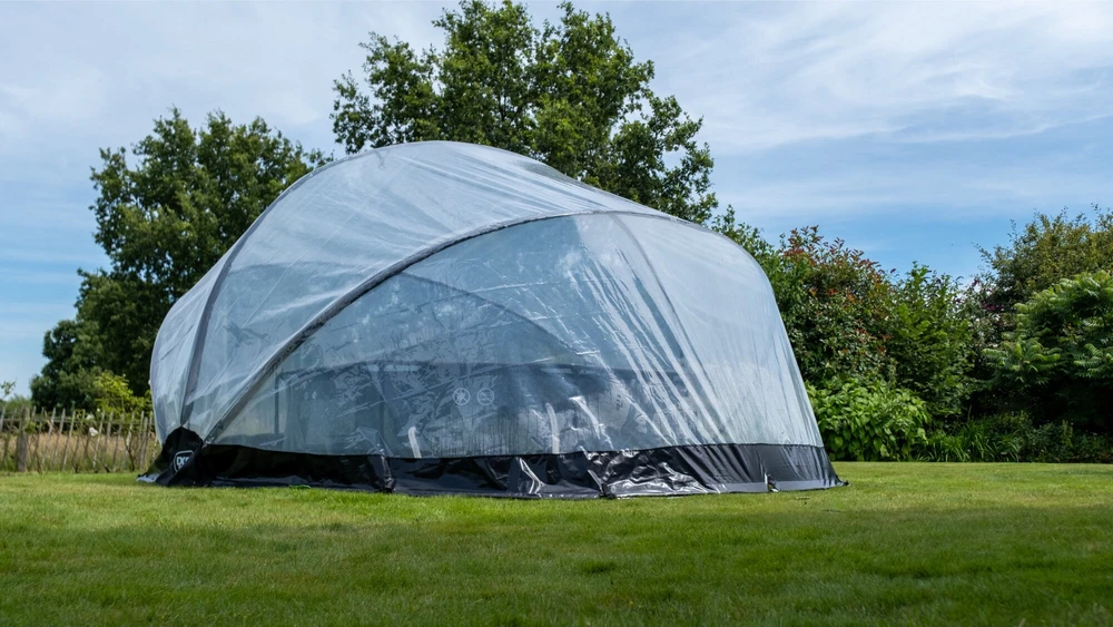 EXIT baseino kupolas ant žemės ECO ø550 cm – universalus