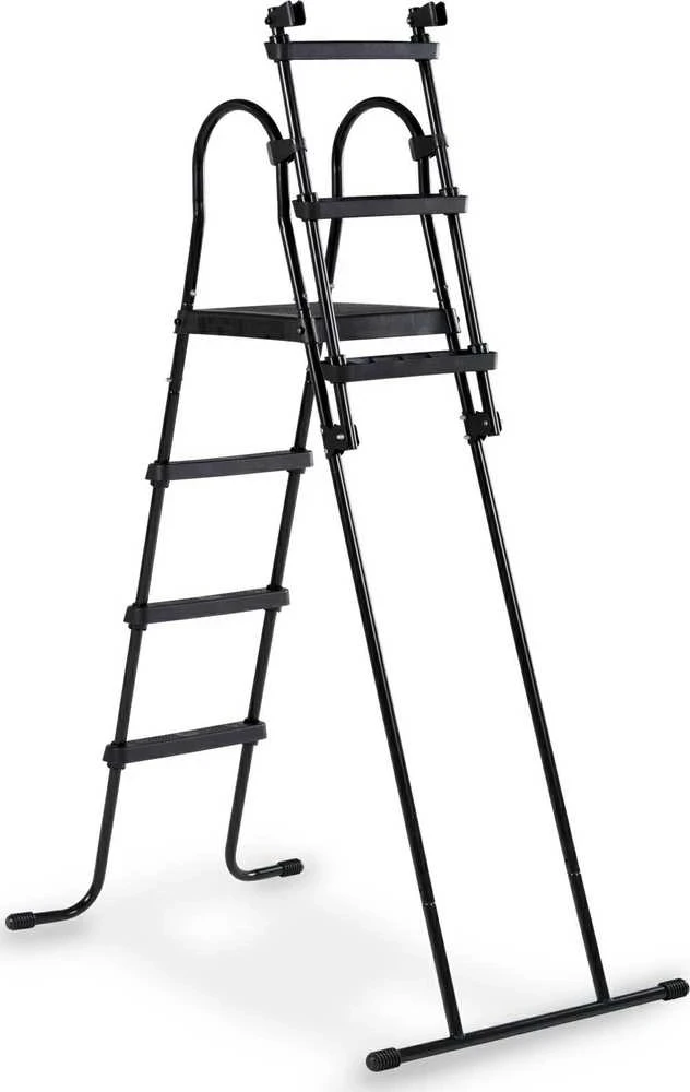 EXIT baseino kopėčios 108–122 cm rėmo aukščiui, juodos