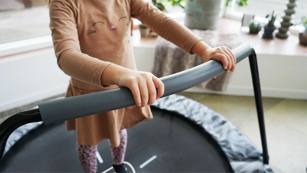 EXIT Tiggy junior batutas su rankena ø140cm – juodas/pilkas