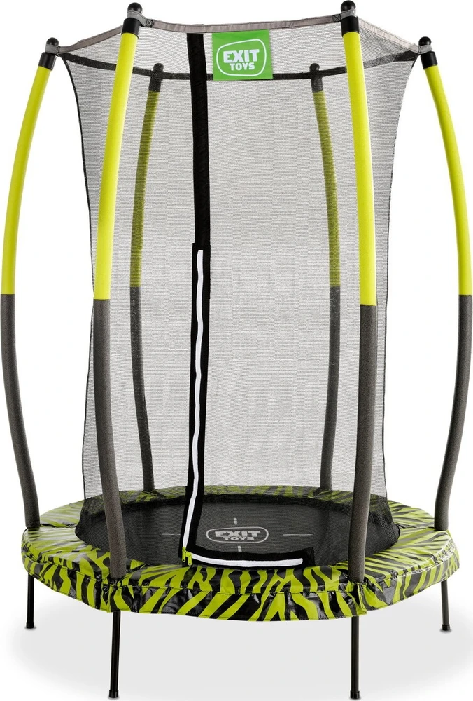 EXIT Tiggy Junior batutas su apsauginiu tinklu, ø140 cm, juodas/žalias