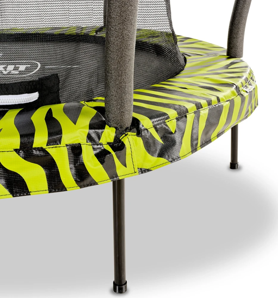 EXIT Tiggy Junior batutas su apsauginiu tinklu, ø140 cm, juodas/žalias