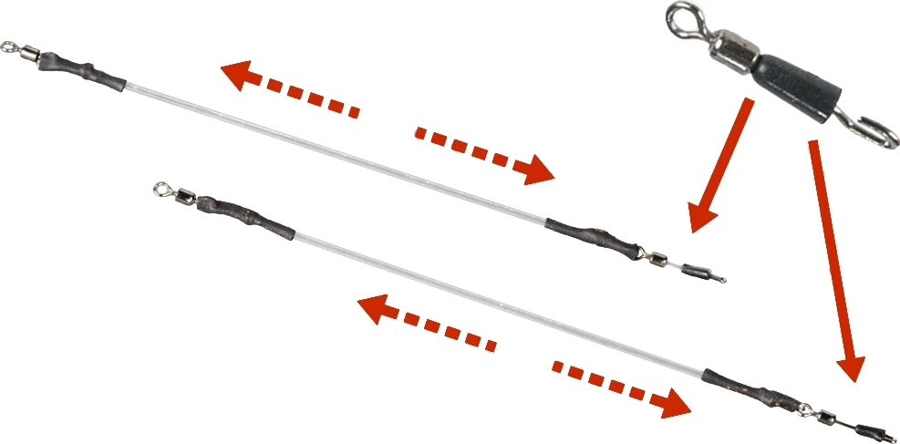 Fil Fishing Extra Carp Filfishing šėryklės kilpos ir greito keitimo suktukas