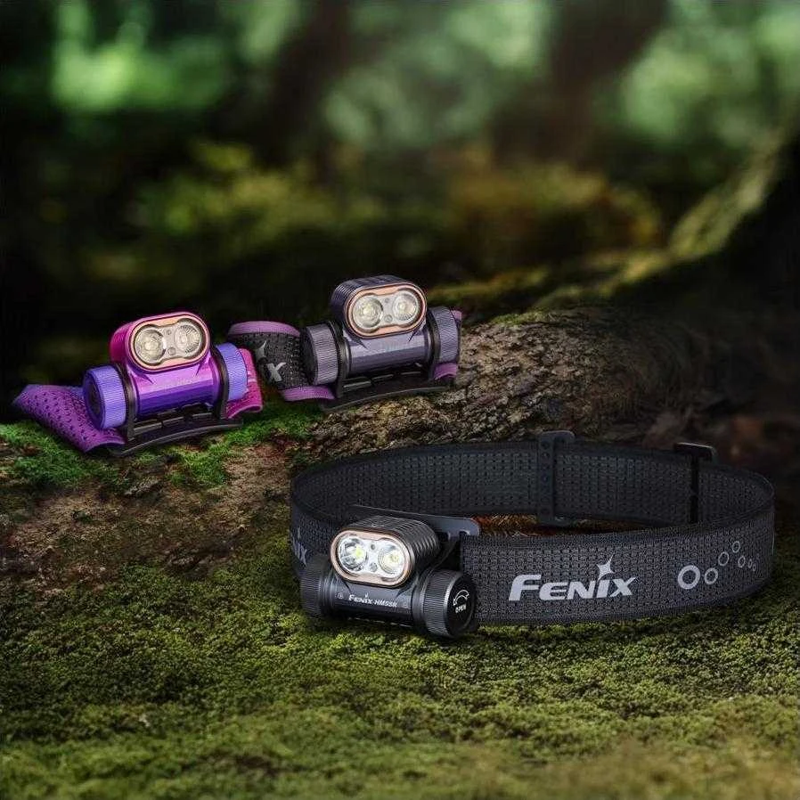 Fenix Fenic HM55R dark violetinė headlamp prožektorius