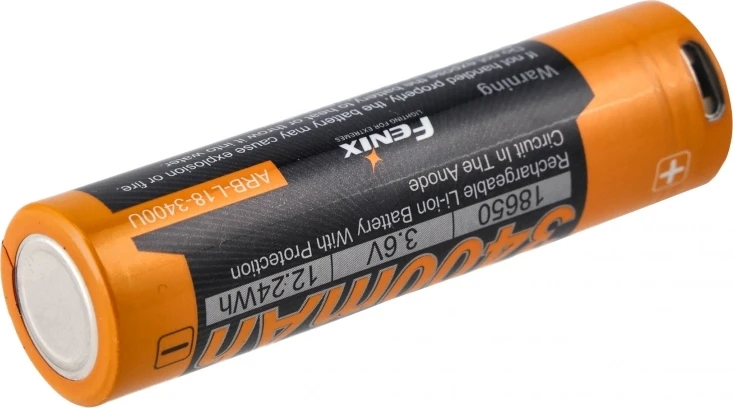 Fenix USB Baterija ARB-L18U (18650 3400mAh 3.6V)