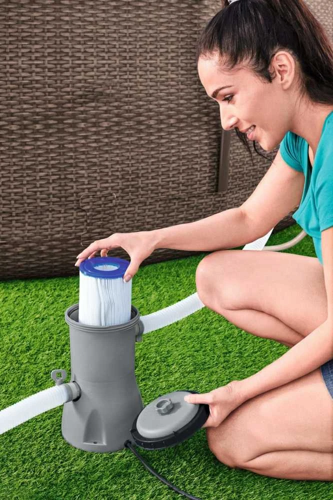 Siurblys su filtru BESTWAY, Flowclear, 3028 l/val., 220-240V, 32W, 58386