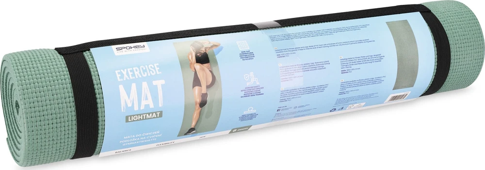 Fitneso kilimėlis Spokey Lightmat, 6 mm