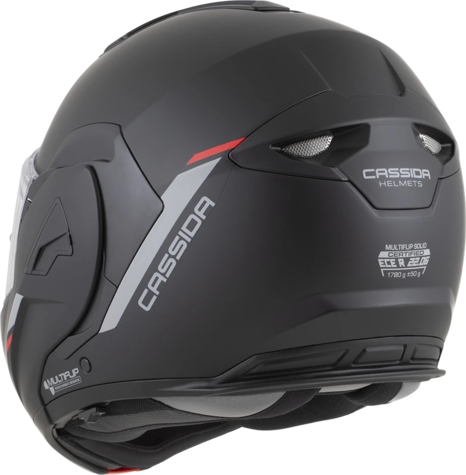 Atverčiamas motociklininko šalmas Cassida MultiFlip Solid P/J