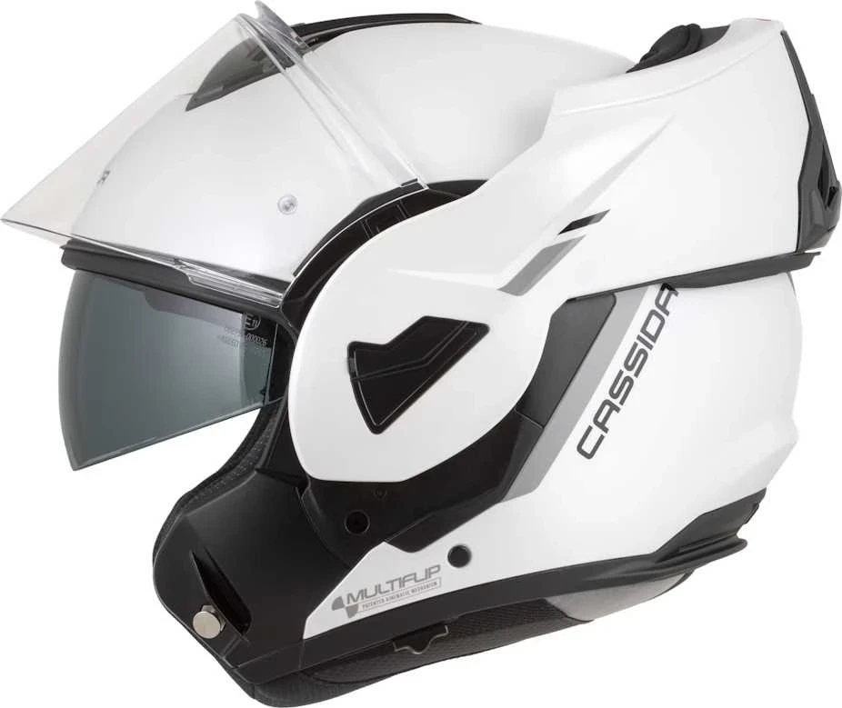 Atverčiamas motociklininko šalmas Cassida MultiFlip Solid P/J