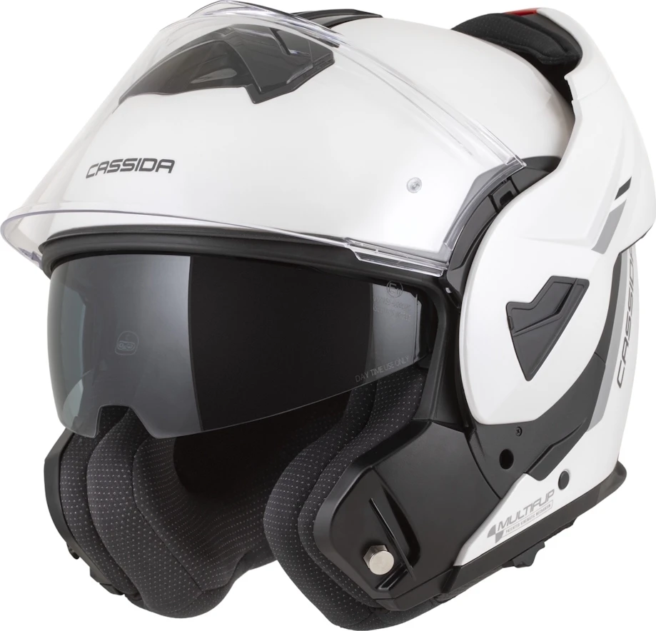 Atverčiamas motociklininko šalmas Cassida MultiFlip Solid P/J
