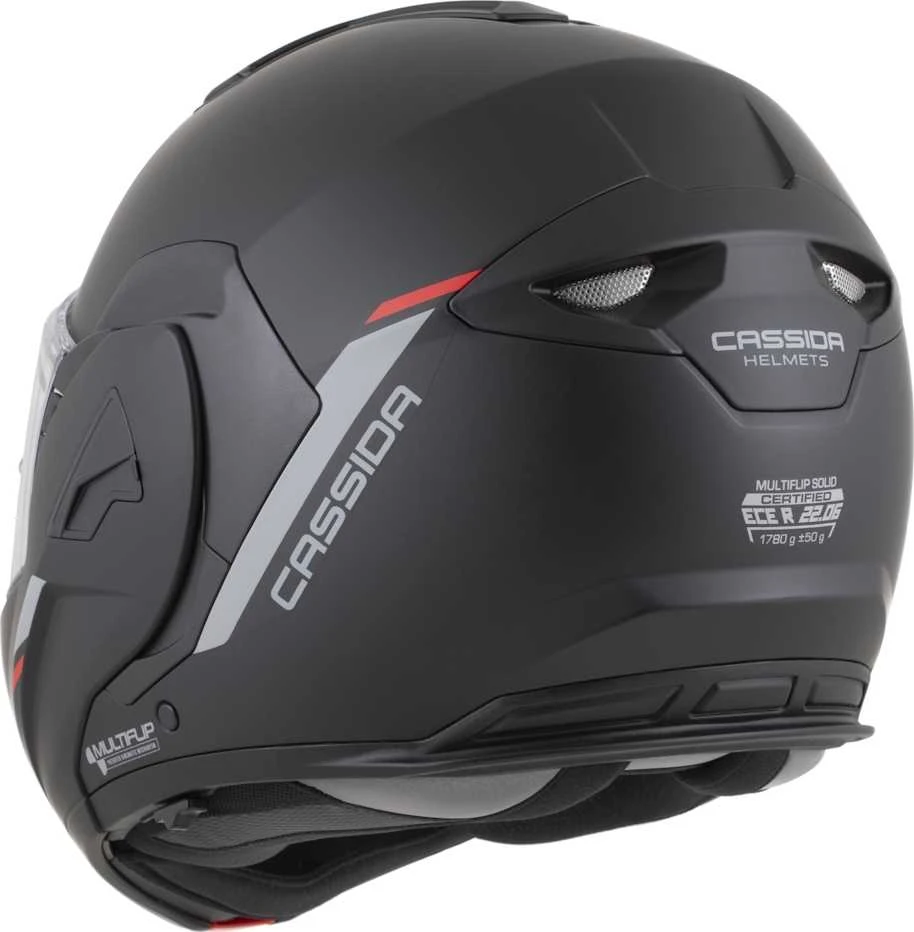 Atverčiamas motociklininko šalmas Cassida MultiFlip Solid P/J