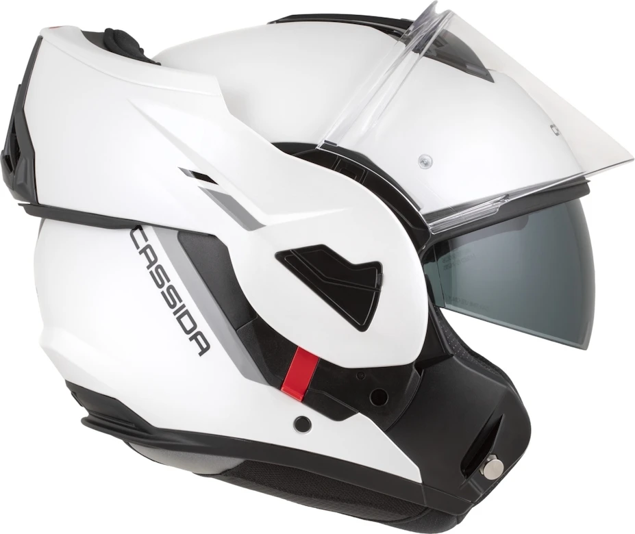 Atverčiamas motociklininko šalmas Cassida MultiFlip Solid P/J