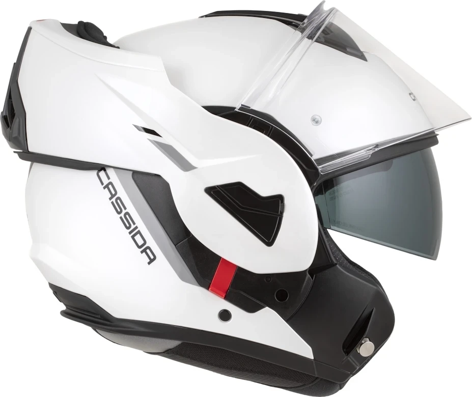 Atverčiamas motociklininko šalmas Cassida MultiFlip Solid P/J