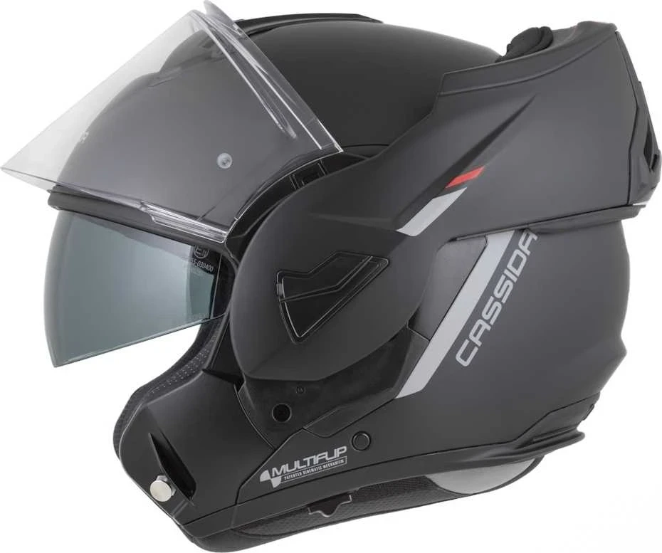 Atverčiamas motociklininko šalmas Cassida MultiFlip Solid P/J