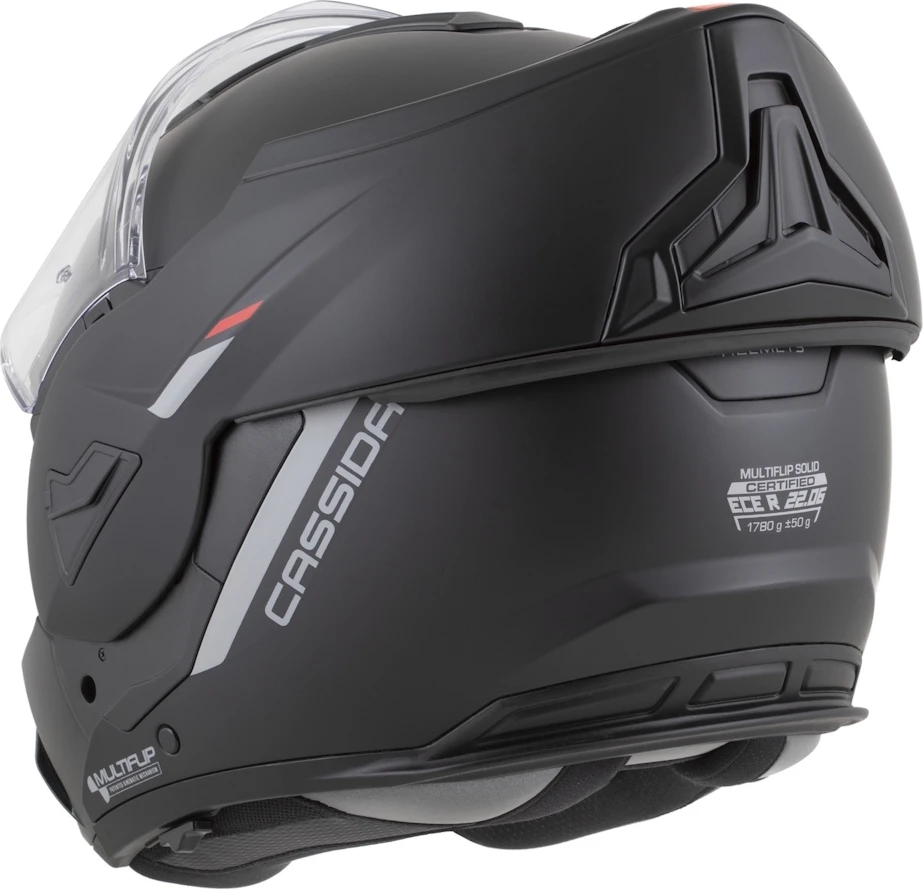 Atverčiamas motociklininko šalmas Cassida MultiFlip Solid P/J