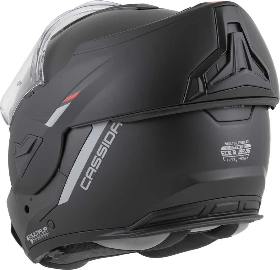 Atverčiamas motociklininko šalmas Cassida MultiFlip Solid P/J