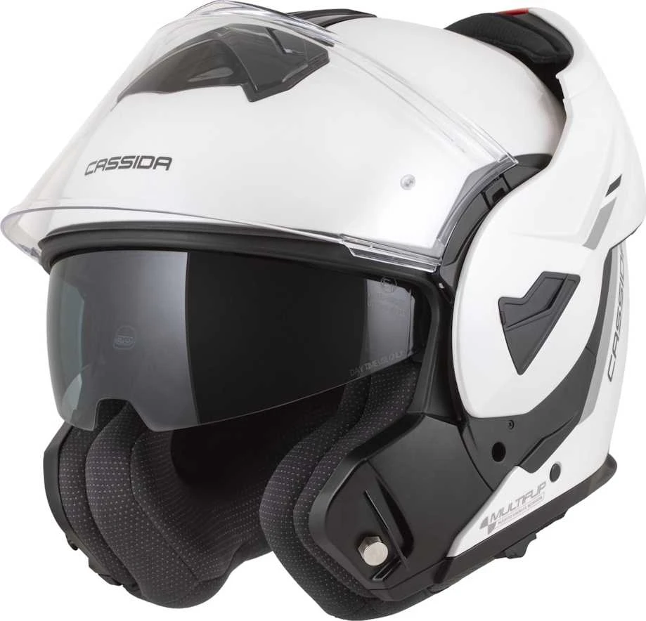 Atverčiamas motociklininko šalmas Cassida MultiFlip Solid P/J