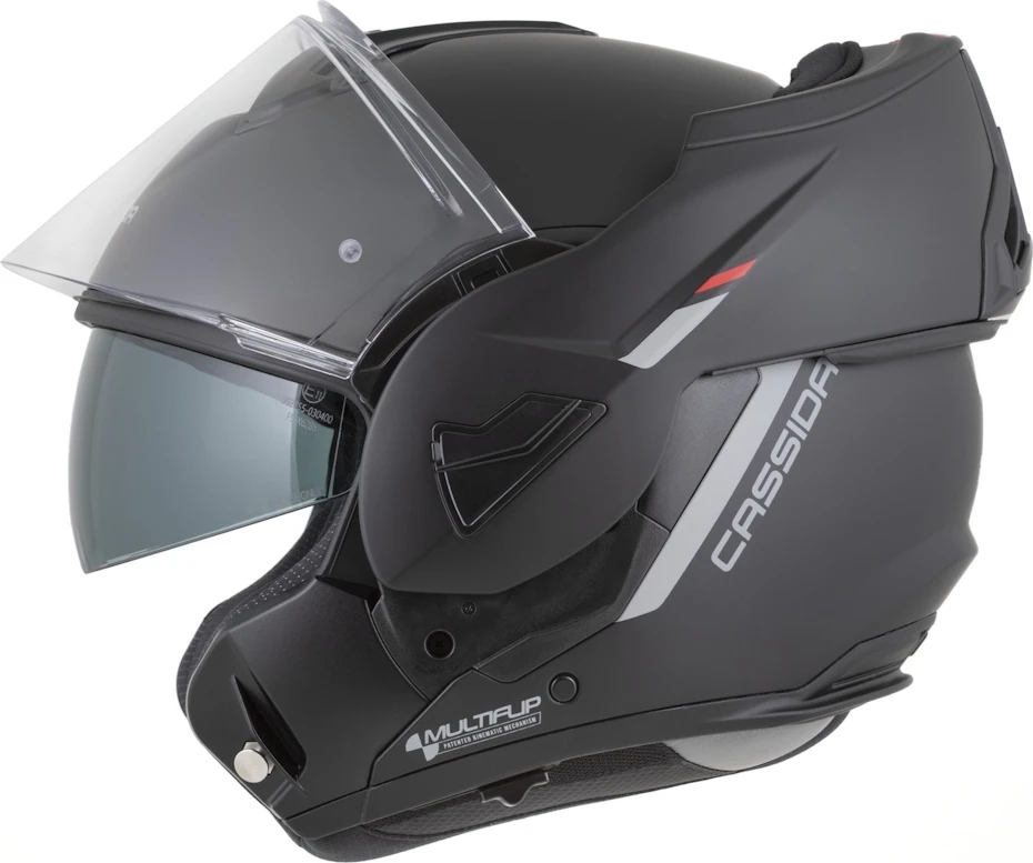 Atverčiamas motociklininko šalmas Cassida MultiFlip Solid P/J
