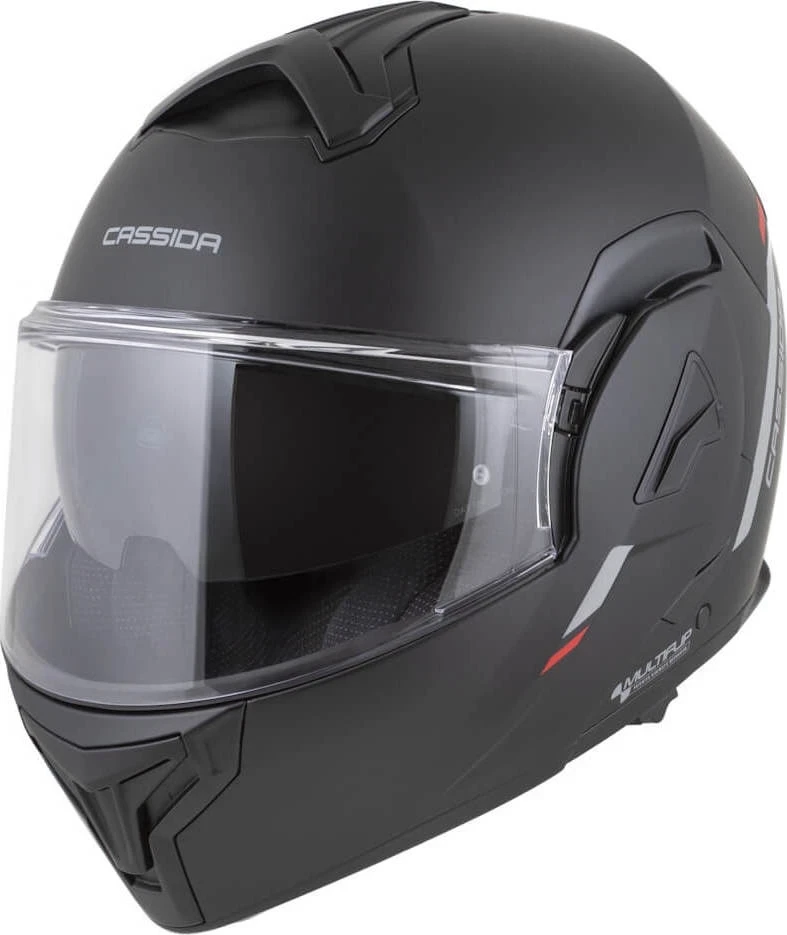Atverčiamas motociklininko šalmas Cassida MultiFlip Solid P/J