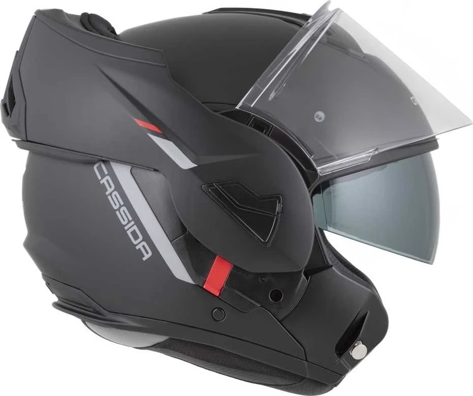 Atverčiamas motociklininko šalmas Cassida MultiFlip Solid P/J