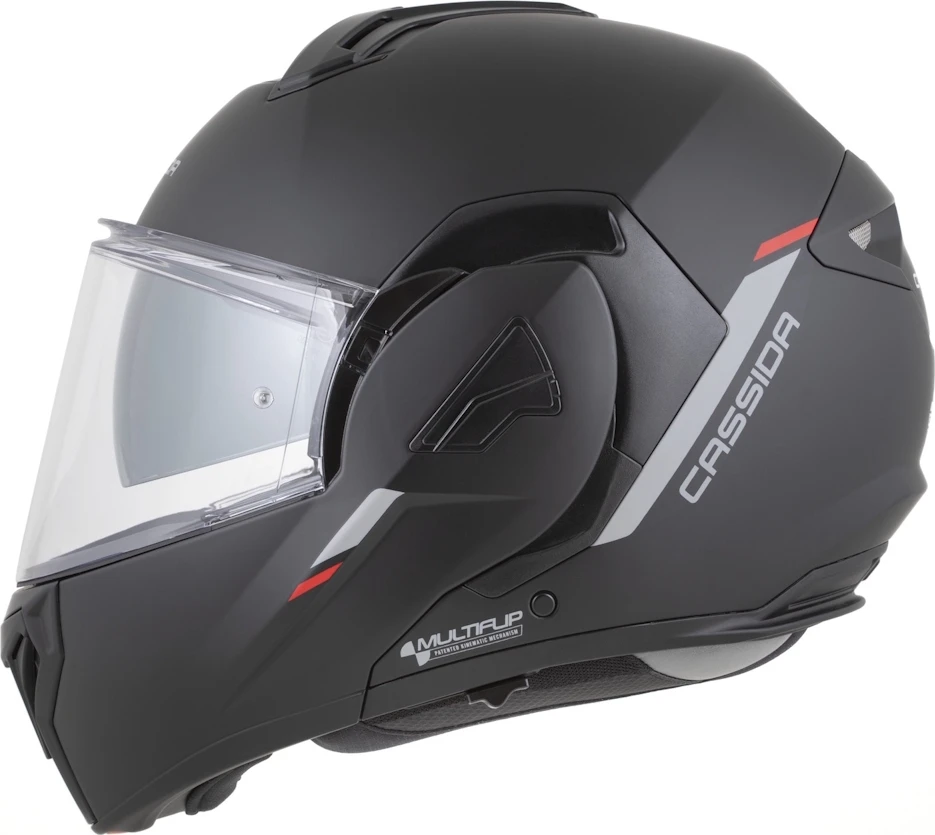 Atverčiamas motociklininko šalmas Cassida MultiFlip Solid P/J