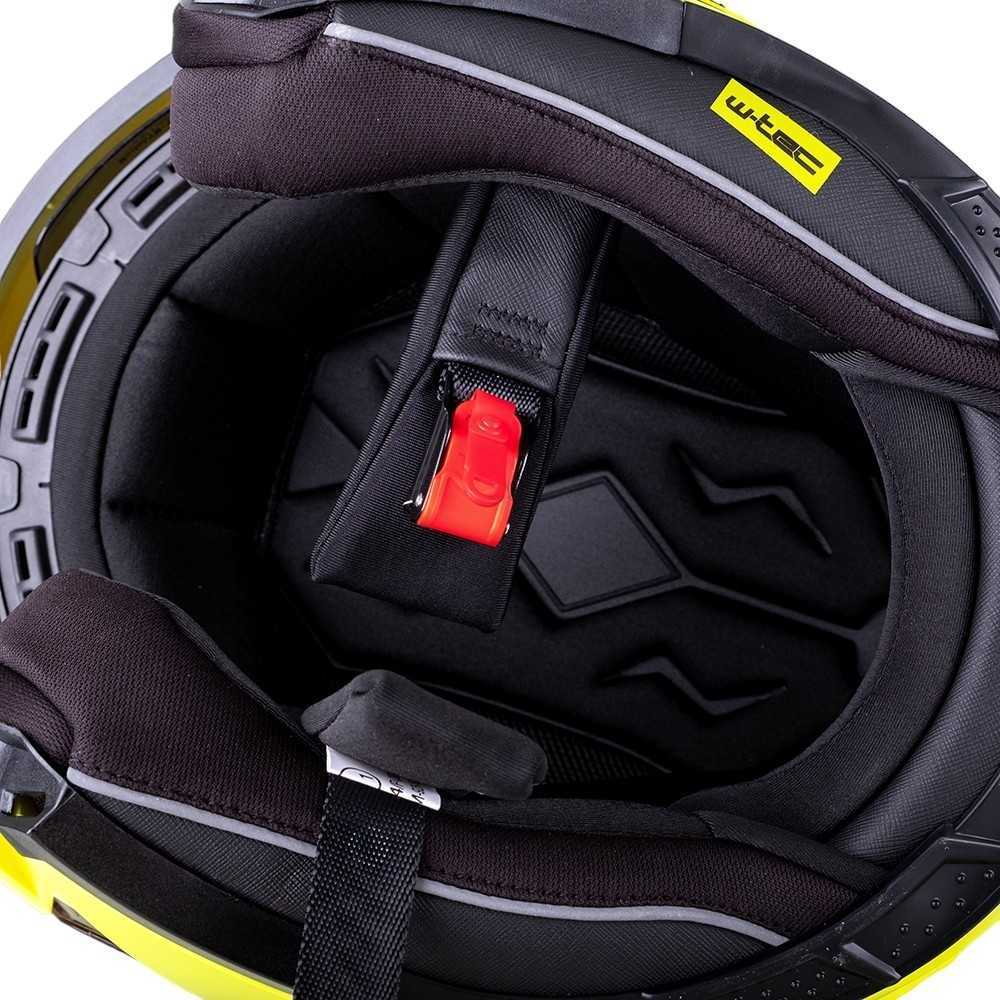 Apverčiamas motociklininko šalmas W-TEC Cullo