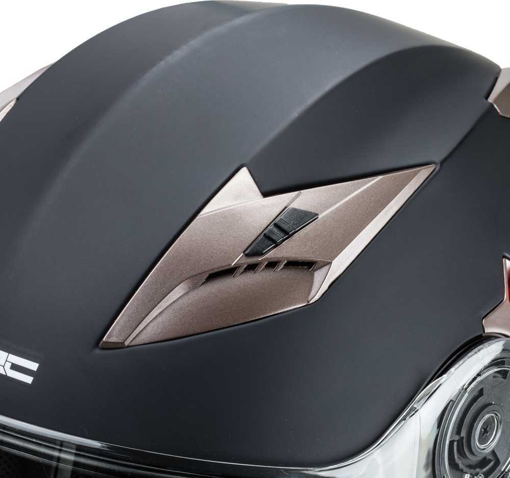 Apverčiamas motociklininko šalmas W-TEC Pezzon