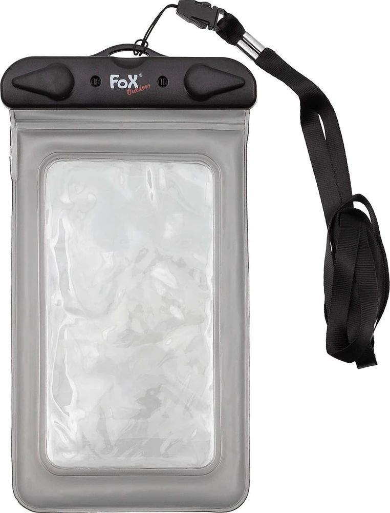 Max Fuchs Fox Outdoor Vandeniui atsparus dėklas telefonui FoxOudoor, juodas