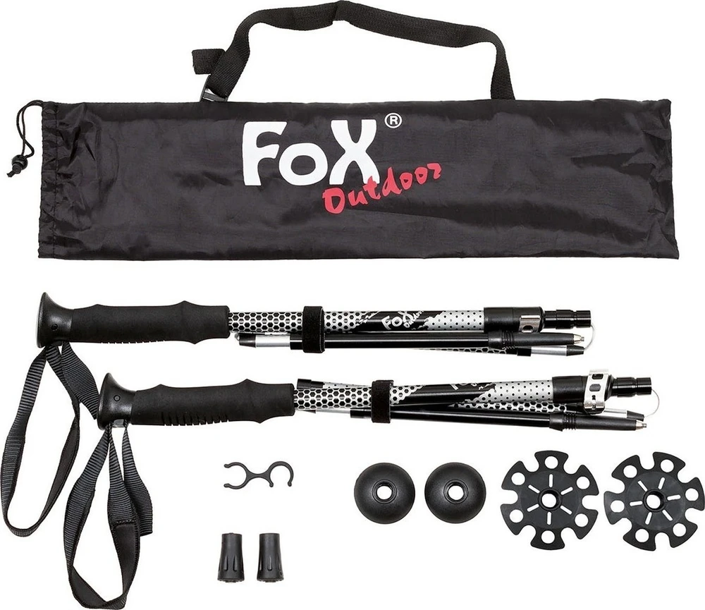 Fox Outdoor Aliuminės trekingo lazdos FoxOutdoor Haidel