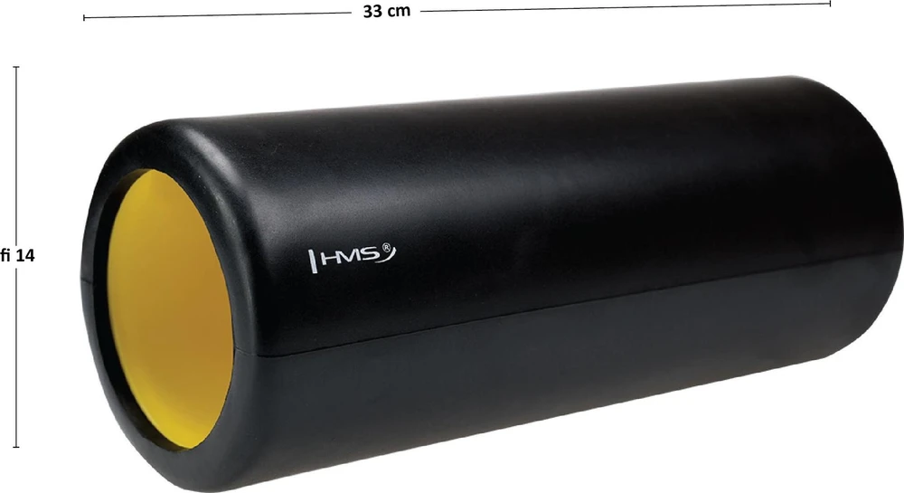 Treniruočių volas HMS FS111, juodas, 33cm