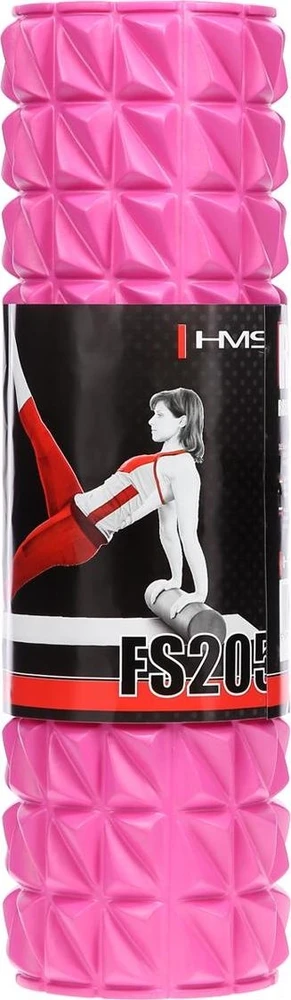 Treniruočių volas HMS FS205, rožinis, 45cm