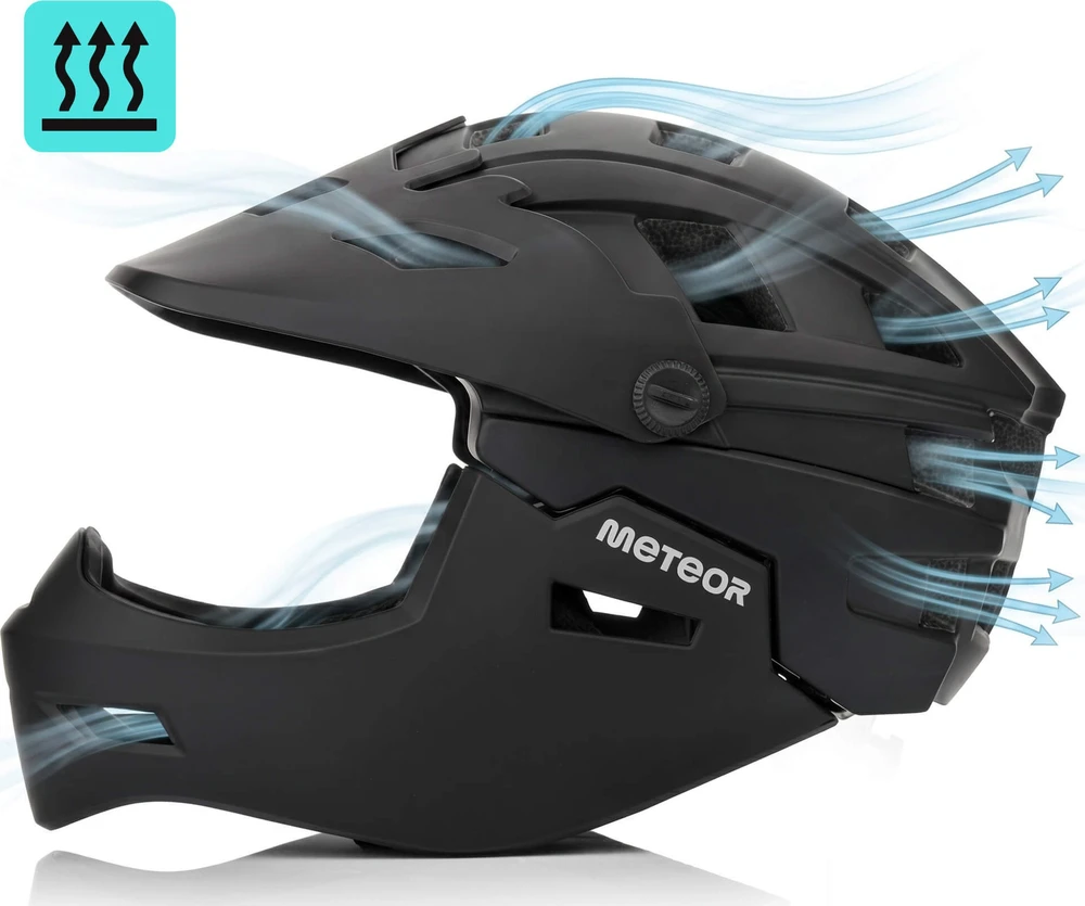 Fullface-fahrradhelm meteor hydra
