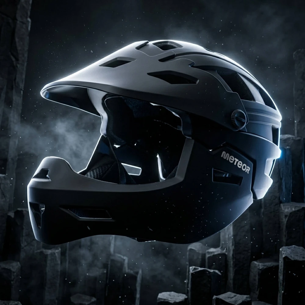 Fullface-fahrradhelm meteor hydra