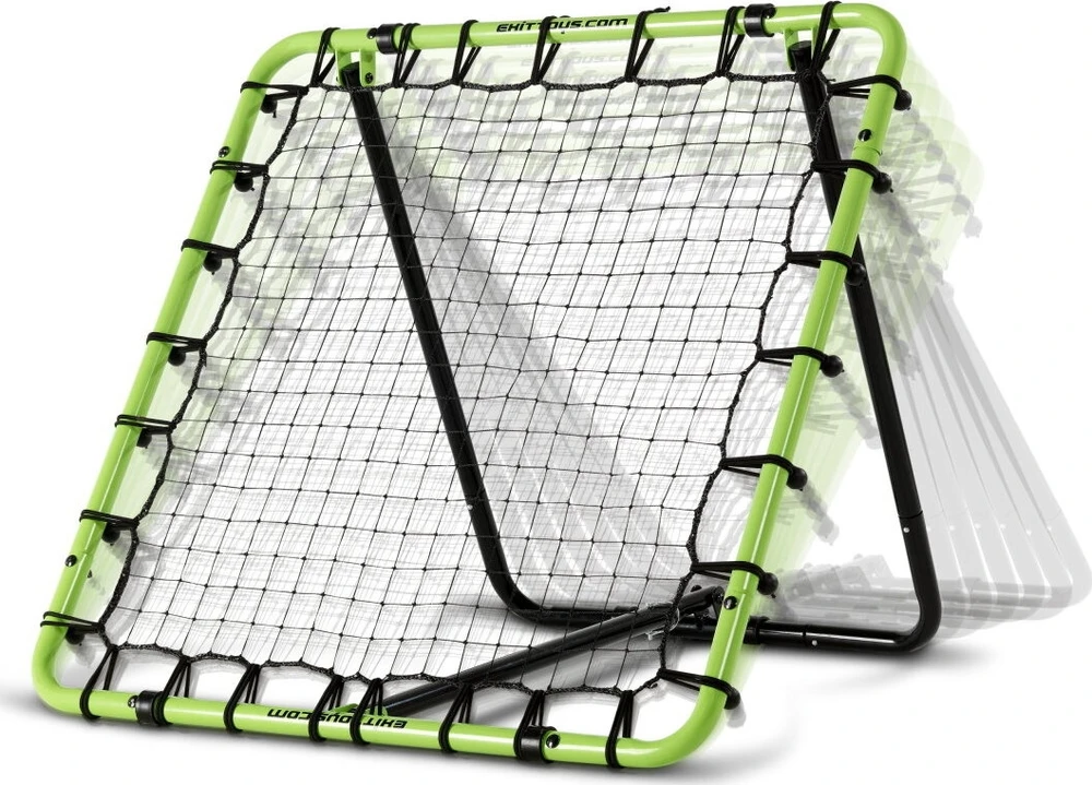 EXIT Temp multisport rebounder 100x100cm - žalias/juodas Kelių padėčių atmušantys vartai