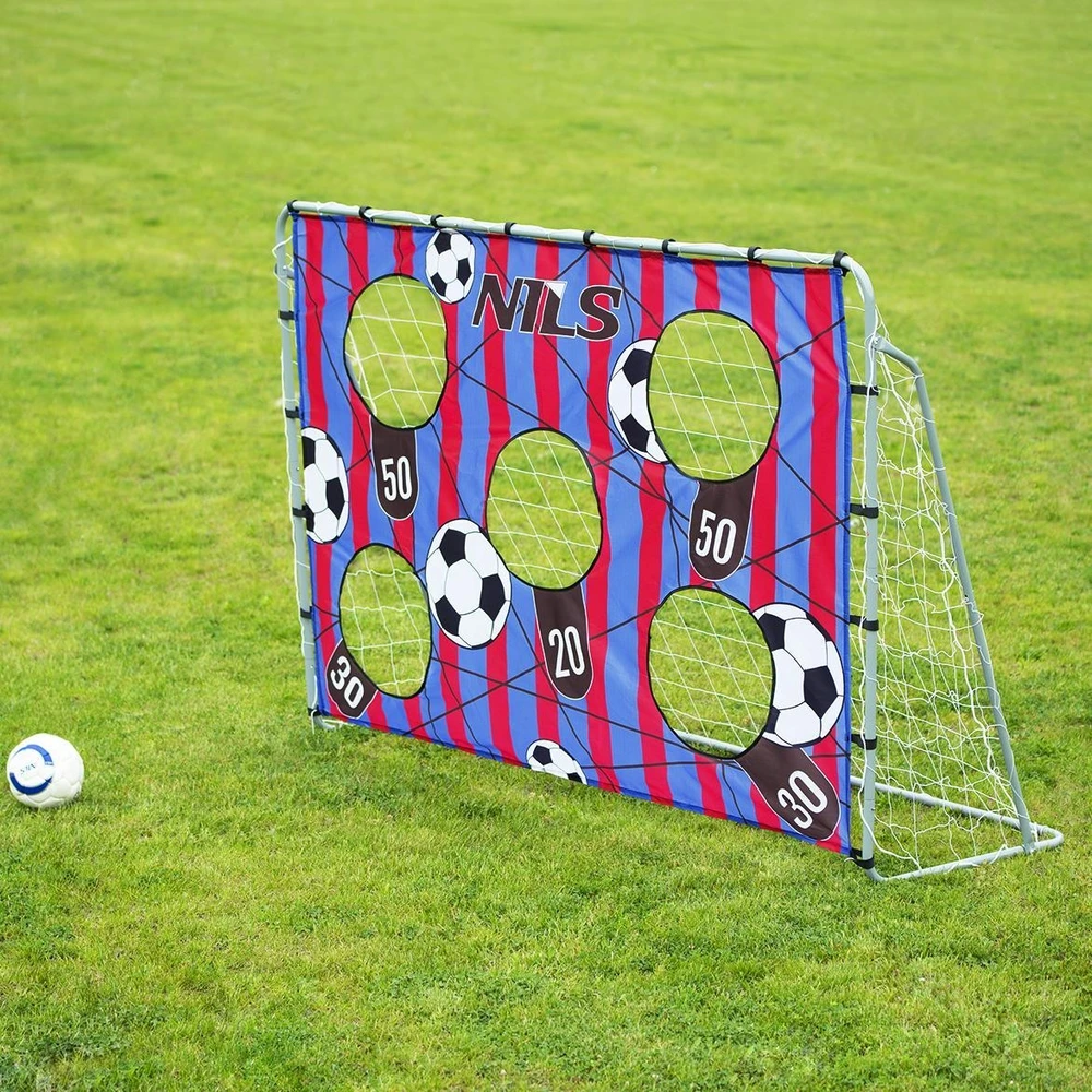 Nils Extreme Futbolo vartai su tinklu ir taikiniu Nils NT7788 2in1