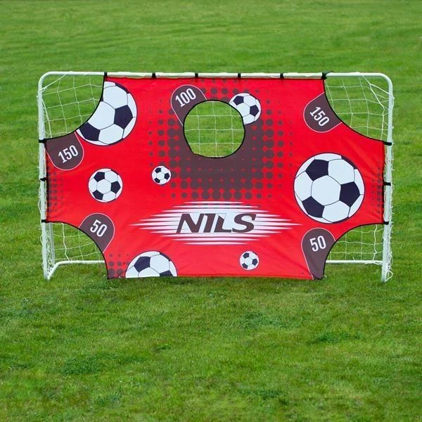 Nils Extreme Futbolo vartai su tinklu ir taikiniu Nils BR240P 2in1