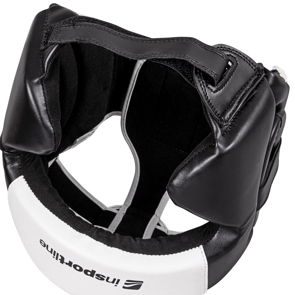 Galvos apsauga inSPORTline Truluck - Juodas-Baltas M