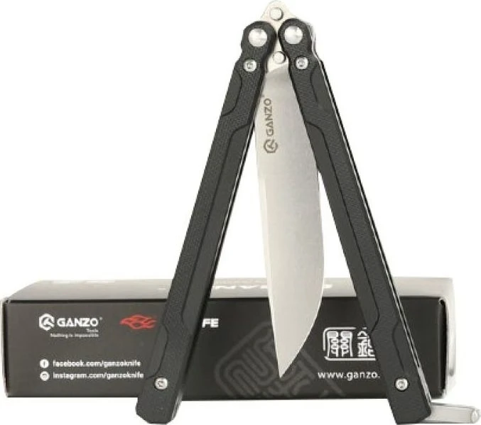Ganzo Firebird G766-BK sulankstomas peilis butterfly