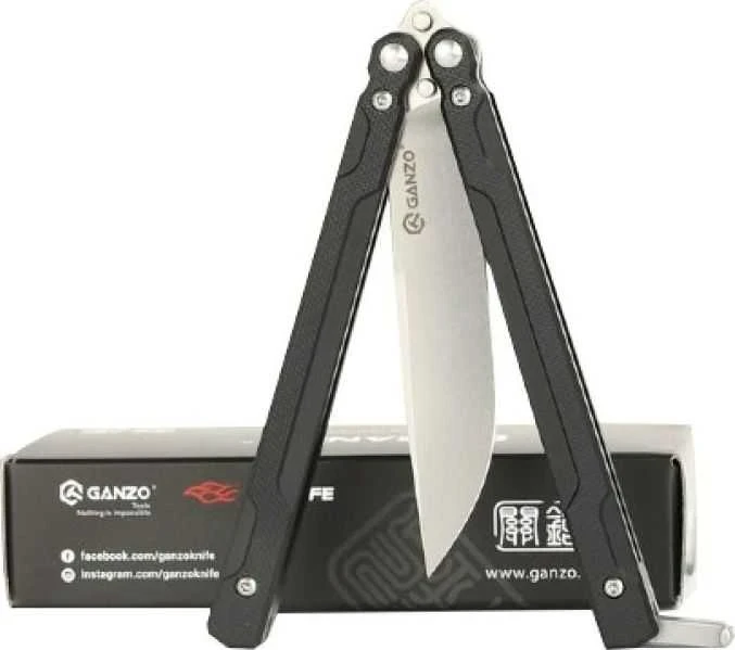 Ganzo Firebird G766-BK sulankstomas peilis butterfly