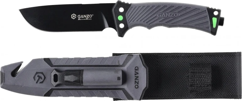 Ganzo Firebird Ganzo peilis su fiksuota geležte G8012V2-GY flintlock