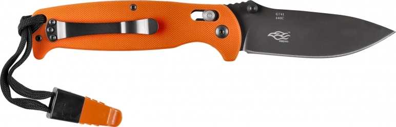 Ganzo Firebird Ganzo G7413-OR-WS sulankstomas peilis su švilpuku