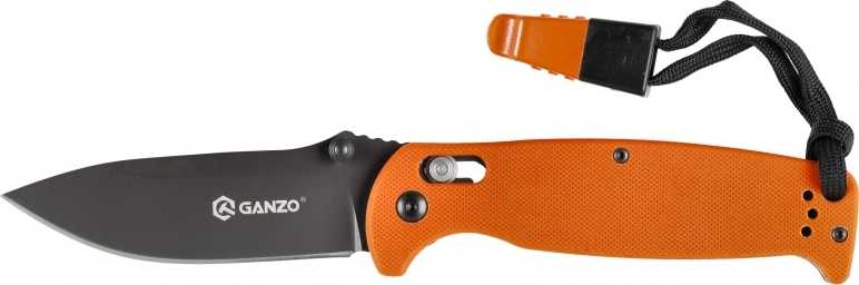 Ganzo Firebird Ganzo G7413-OR-WS sulankstomas peilis su švilpuku
