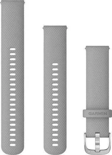 Išmaniojo laikrodžio Garmin greitai atsegamas, silikoninis dirželis, Grafito spalvos, 18mm
