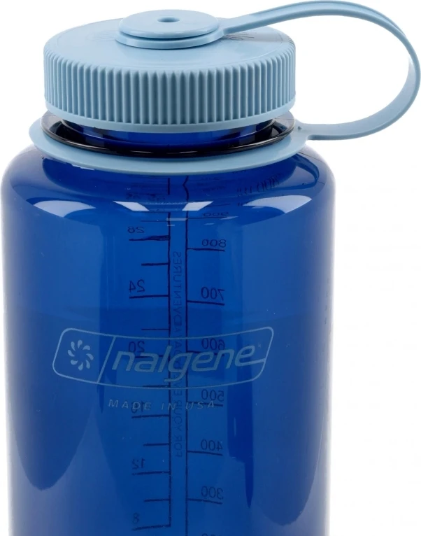Gertuvė Nalgene Wide Mouth 1 L indigo spalvos buteliukas