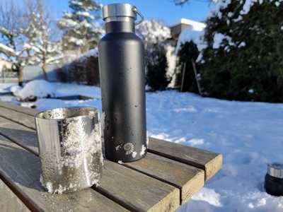 Gertuvė Origin Outdoors Insulated Active, 0.75L, juoda-matinė