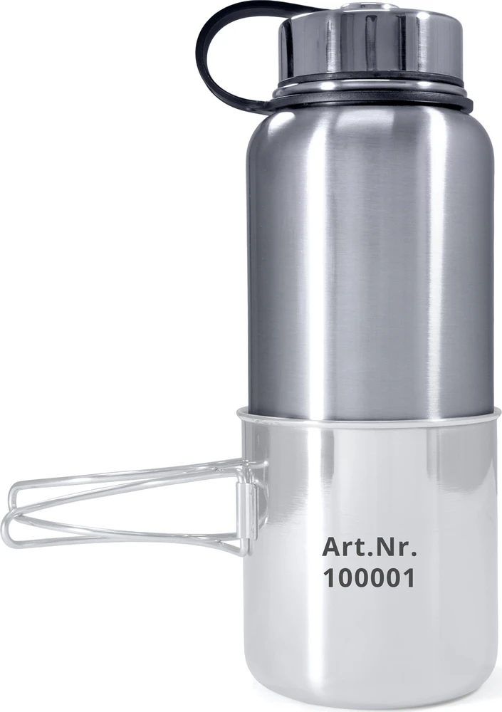 Gertuvė Termosas Origin Outdoors Insulated WM Deluxe, 1 l, nerūdijantis plienas, matinis