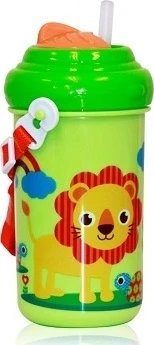 Vaikiškas gertuvė-buteliukas Zoo, žalias